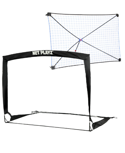 Net Playz Backyard Soccer Goal, Rebound Net For Backyard, Football Soccer Gifts For Kids Children Teens In Black