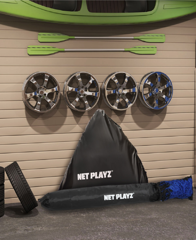 Net Playz Backyard Soccer Goal, Rebound Net For Backyard, Football Soccer Gifts For Kids Children Teens In Black