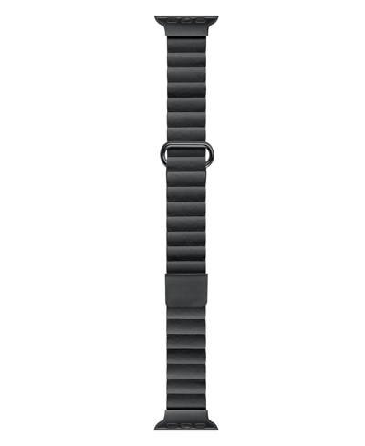 Shop Posh Tech Unisex Dakota Leather Watch Strap For Size- 42mm, 44mm, 45mm, 49mm In Khaki