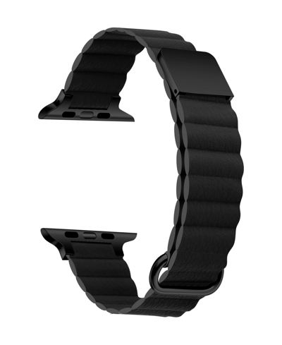 Shop Posh Tech Unisex Dakota Leather Watch Strap For Size- 42mm, 44mm, 45mm, 49mm In Khaki