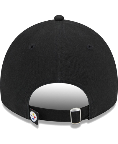 Shop New Era Women's  Black Pittsburgh Steelers Leaves 9twenty Adjustable Hat