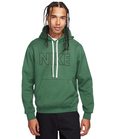 Shop Nike Men's Sportswear Club Fleece Pullover Hoodie In Fir