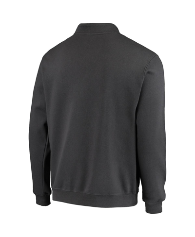 Colosseum Men's  Notre Dame Fighting Irish Tortugas Logo Quarter-zip Jacket In Charcoal