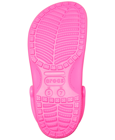Crocs Little Girls Baya Classic Clogs From Finish Line In Electric Pink