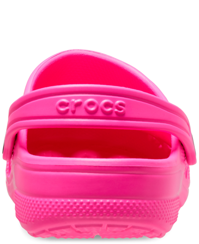 Shop Crocs Little Girls Baya Classic Clogs From Finish Line In Electric Pink