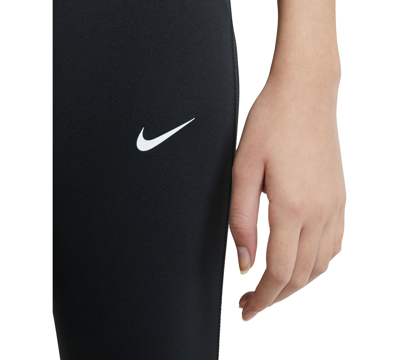 Shop Nike Big Girls Pro Dri-fit Leggings In Black