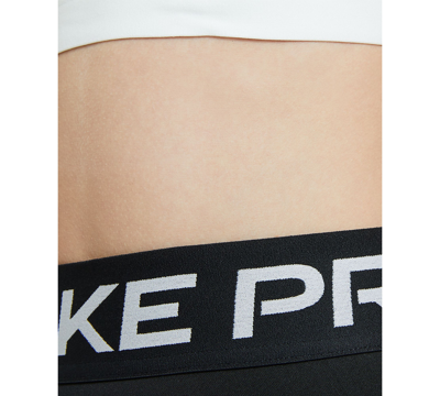 Shop Nike Big Girls Pro Dri-fit Leggings In Black