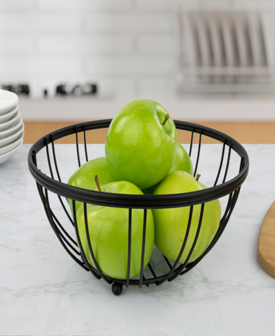 Spectrum Diversified Contempo Small Fruit Bowl In Black