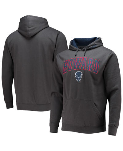 Colosseum Charcoal Howard Bison Isle Pullover Hoodie In Charcoal