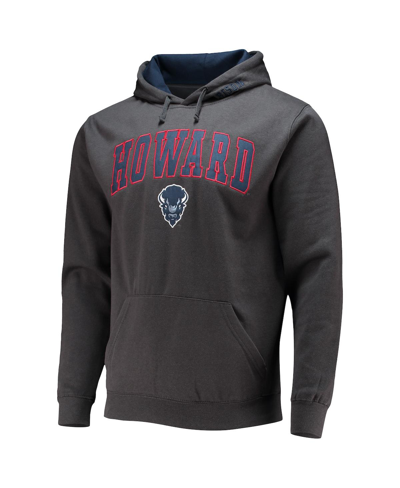 Colosseum Charcoal Howard Bison Isle Pullover Hoodie In Charcoal