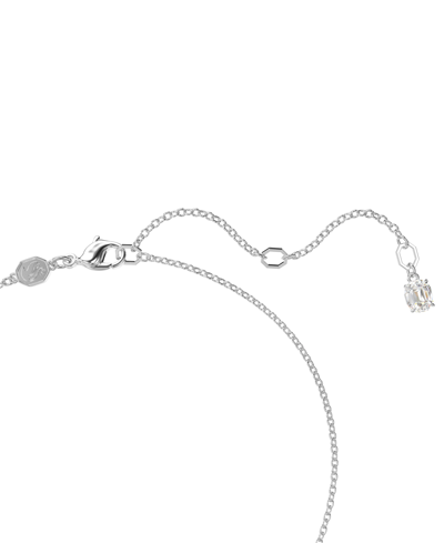 Shop Swarovski Silver-tone Insigne Crystal Cross Pendant Necklace, 15" + 2-3/4" Extender