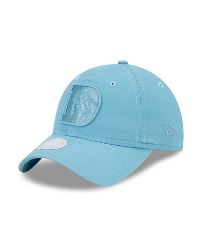 Shop New Era Women's  Light Blue Denver Broncos Core Classic 2.0 Tonal 9twenty Adjustable Hat