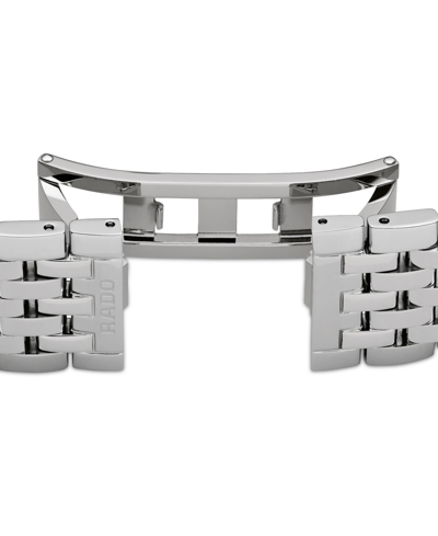 Shop Rado Swiss Florence Stainless Steel Bracelet Watch 38mm In Silver