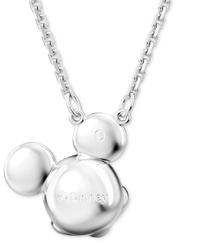 Shop Swarovski Disney Mickey Mouse Silver-tone Crystal Pendant Necklace, 19-1/4"