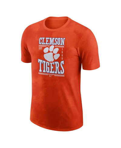 Shop Nike Men's  Orange Clemson Tigers Team Stack T-shirt