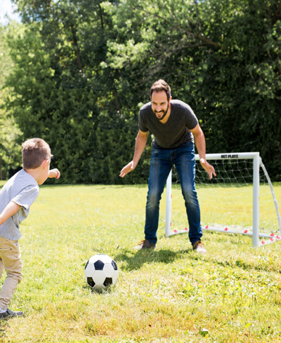 Shop Net Playz Backyard Soccer Goal, Soccer Net, High-strength, Fast Set-up Weather-resistant, 4' X 3' In White