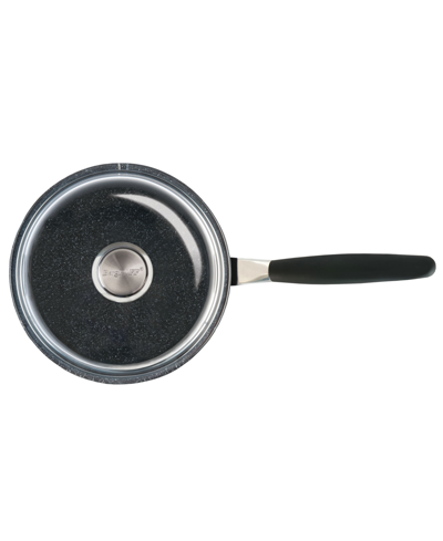 Shop Berghoff Scala Cast Aluminum Non-stick 2.19 Quart Covered Sauce Pan In Black