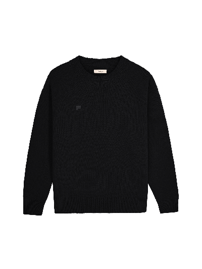 Pangaia Women's Recycled Cashmere Sweater — Black In Black