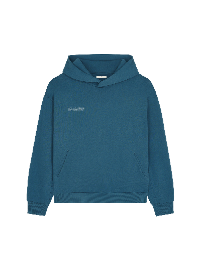 Shop Pangaia Dna Hoodie — Storm Blue Xl