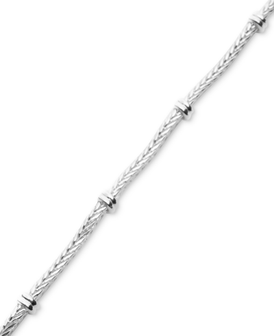 Ralph Lauren Herringbone Link Chain Bracelet In Sterling Silver In Sterling Silver