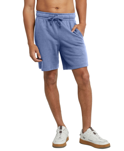 Shop Alternative Apparel Men's Hanes Originals Fleece Pockets Sweat Shorts In Blue