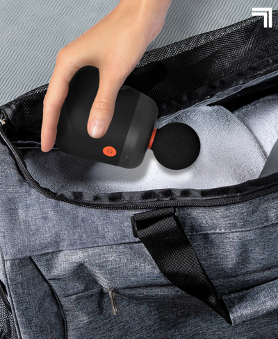 Sharper Image Powerboost Palm Portable Percussion Massager In Black