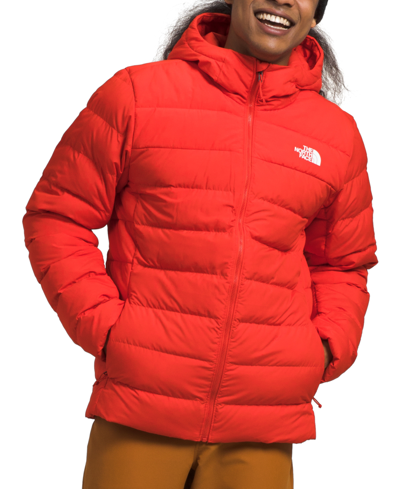 Shop The North Face Men's Aconcagua 3 Hoodie In Fiery Red