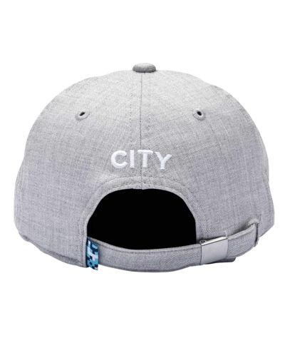 Shop Fan Ink Men's Gray Manchester City Berkeley Classic Adjustable Hat