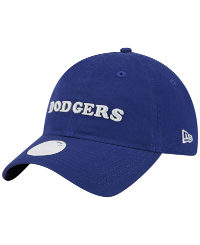 Shop New Era Women's  Royal Los Angeles Dodgers Shoutout 9twenty Adjustable Hat