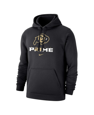 Shop Nike Men's  Black Colorado Buffaloes Coach Prime Pullover Hoodie