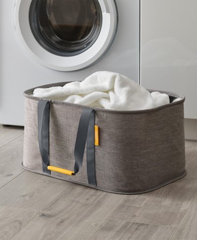 Joseph Joseph Hold-all Collapsible 35l Laundry Basket In Gray