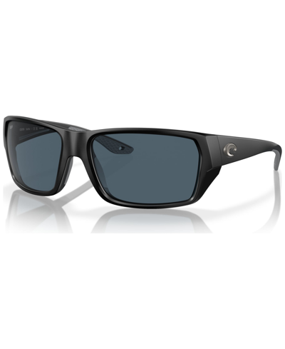 Shop Costa Del Mar Men's Tailfin Polarized Sunglasses, 6s9113 In Matte Black