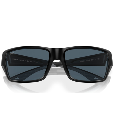 Costa Del Mar Men's Tailfin Polarized Sunglasses, 6s9113 In Matte Black