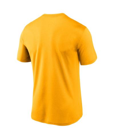 Nike Gold San Diego Padres New Legend Wordmark T-shirt In Gold