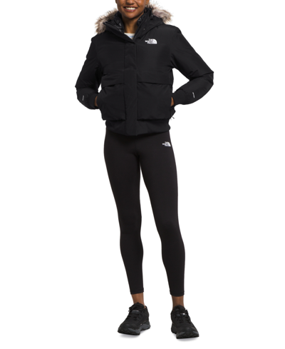 Shop The North Face Women's Arctic Bomber Coat In Tnf Black