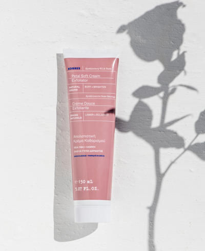 Korres Apothecary Wild Rose Petal Soft Cream Exfoliator, 5.07 Oz.