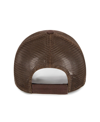 47 Brand Big Boys And Girls ' Brown Cleveland Browns Levee Mvp Trucker Adjustable Hat In Brown