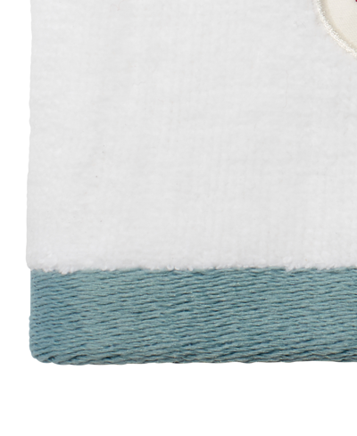 Avanti Snowman Park Cotton 2 Pack Fingertip Towel, 11" X 18" In White