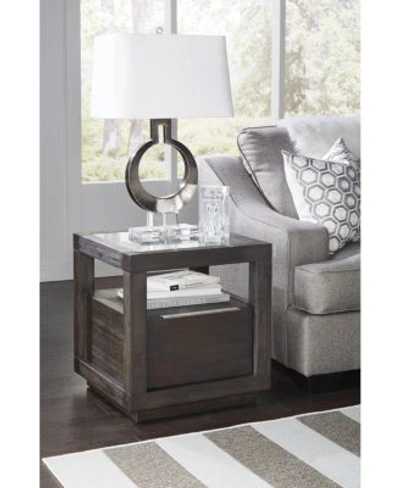 Macy's Tivie Living Room Collection In Basalt Gray