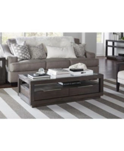 Macy's Tivie Living Room Collection In Basalt Gray