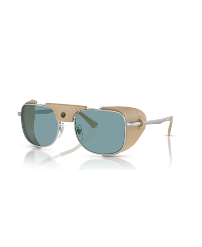 Shop Persol Men's Polarized Sunglasses, Po1013sz In Silver