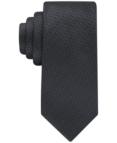 Shop Calvin Klein Men's Shaded Geo-print Tie In Black