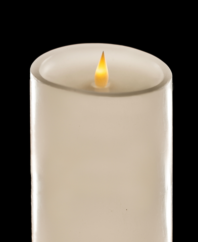 Shop Seasonal Classic Motion Flameless Candle 3 X 9 In Ivory