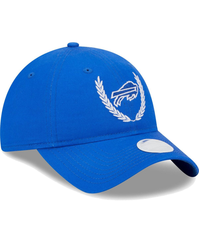 Shop New Era Women's  Royal Buffalo Bills Leaves 9twenty Adjustable Hat