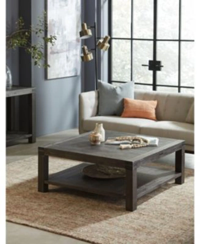 Shop Macy's Meadow Living Room Collection In Brick Brown