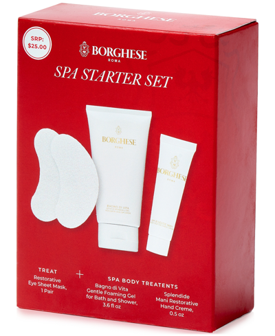 Shop Borghese 3-pc. Spa Starter Skincare Set In No Color