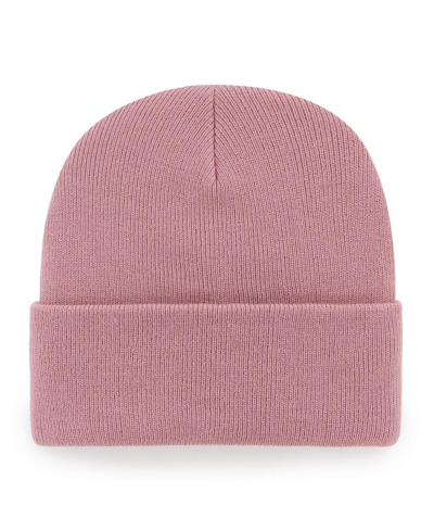 Shop 47 Brand Women's ' Pink Carolina Panthers Haymaker Cuffed Knit Hat