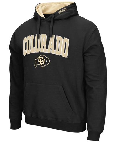 Colosseum Men's Black Colorado Buffaloes Arch Logo 3.0 Pullover Hoodie In Black