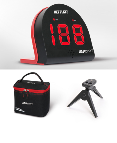 Net Playz Speed Radar, Multi-sports Personal Speed Radar Detector Gun, Measurement Baseball Pitching, Bat Swin In Black