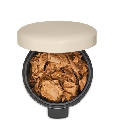 Brabantia New Icon Step On Trash Can, 1.3 Gallon, 5 Liter In Soft Beige